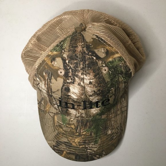 IN-LITE CAMO UNISEX FULL-FIT ADJUSTABLE MESH BACK HAT - Picture 6 of 10